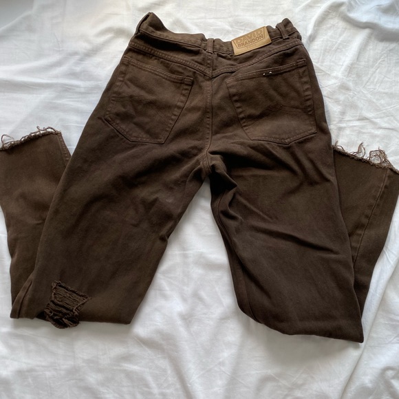 Brown ripped jeans - Picture 3 of 3